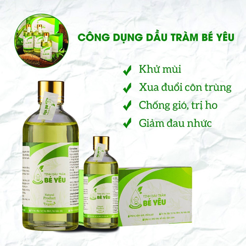 Tinh dầu Tràm Bé Yêu  100ml