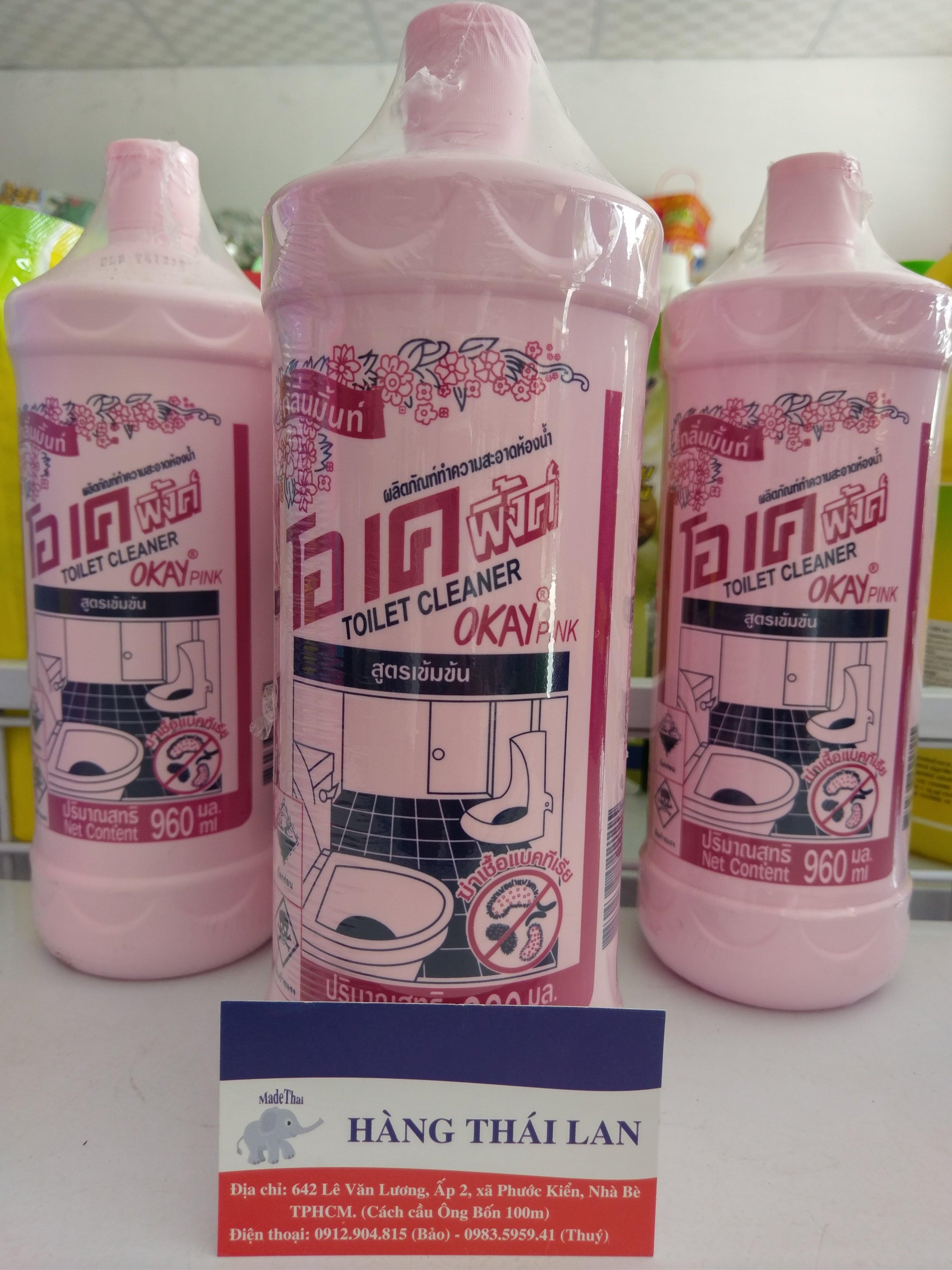 [HCM] Combo 2 chai Nước tẩy toilet Okay Thái Lan 960ml