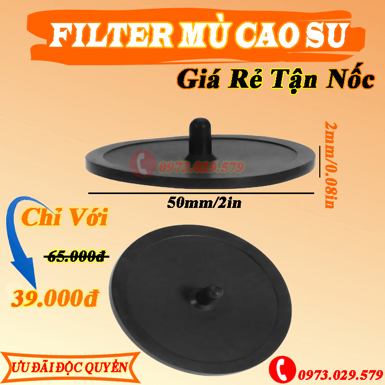 Phin Mù Cao Su / Filter Cao Su Vệ Sinh Máy Pha Cà Phê - Phụ Kiện & Linh Kiện Máy Pha Cafe.