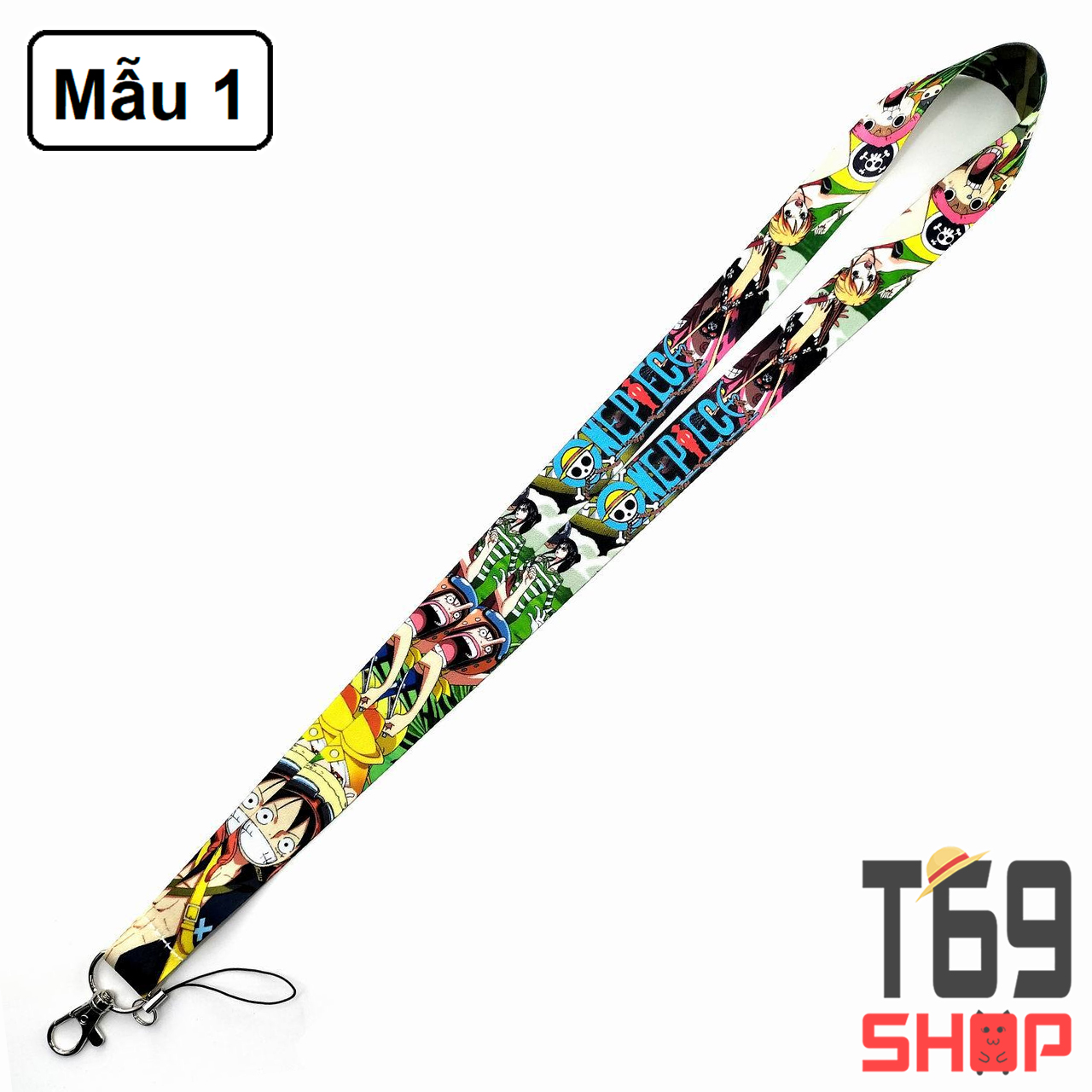 Móc khóa dây strap, dây đeo thẻ anime One Piece [T69 Shop]