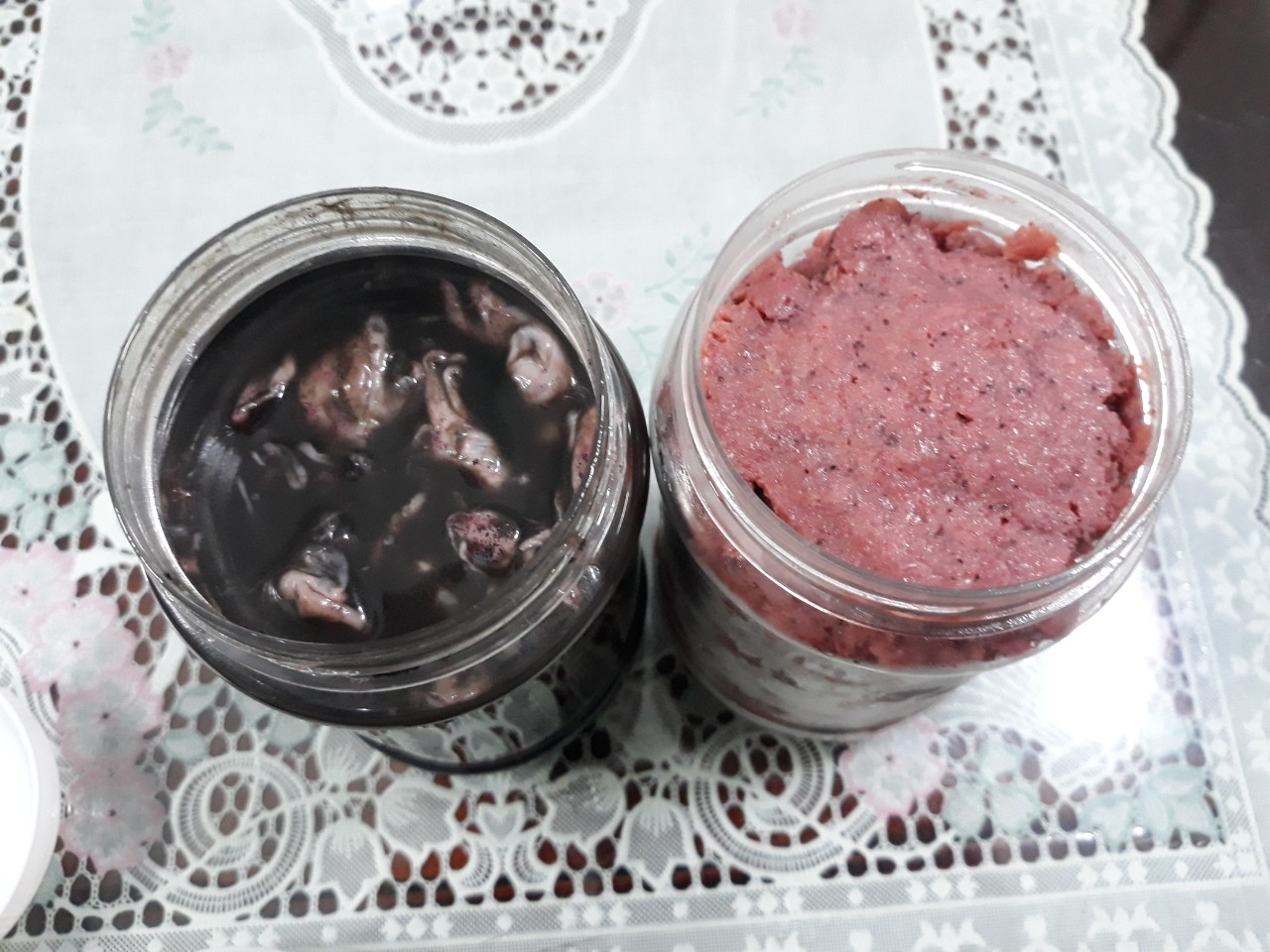 Combo 2 Lọ ( Mắm Mực Sữa 500gr + Mắm Ruốc Tươi 500gr ) thơm ngon nhà làm