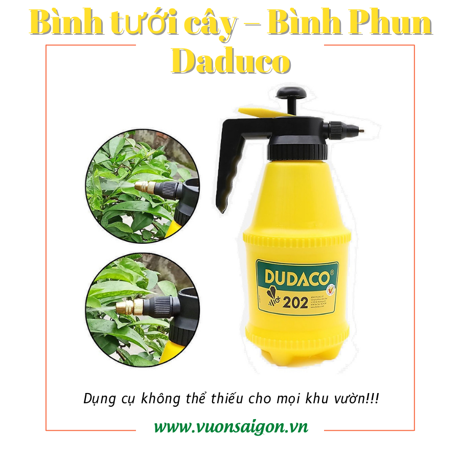 Dudaco 202 2-Liter Spray Bottle - Used for Spraying Plant Care (Saigon Garden - Vuon Sai Gon)