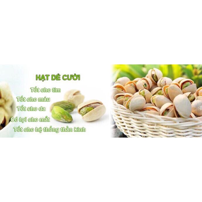 Hạt Dẻ Cười Rang Muối - Lon 500.Gram - Hạt Dẻ Cười Pistachio