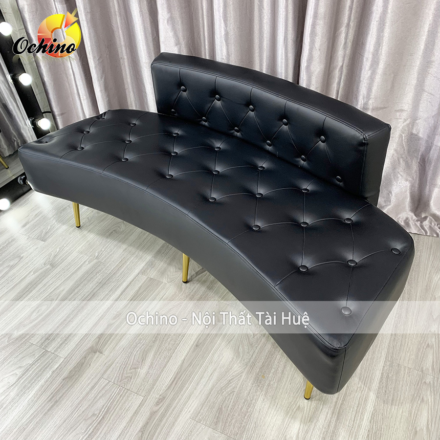 (FREESHIP) Ghế Sofa Nguyệt Để Phòng Khách Bọc Da Cao Cấp 1m4 (Hàng Sẵn)