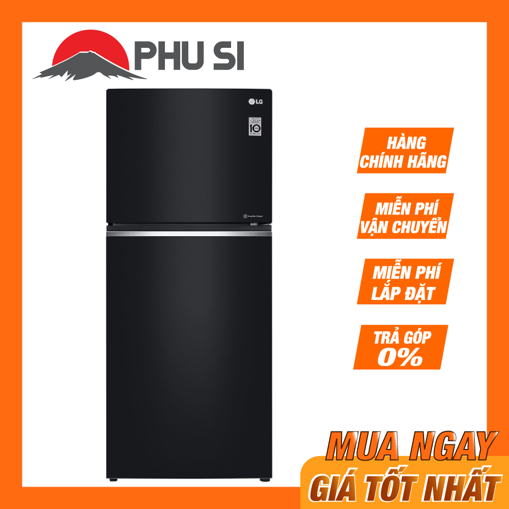 TRẢ GÓP 0% - BẢO HÀNH 2 NĂM - Tủ lạnh 2 cửa LG GN-L422GB 427L Inverter
