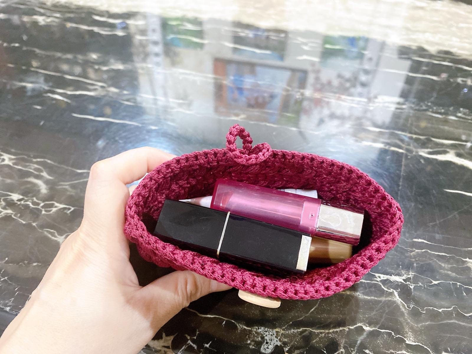 VÍ tiền handmade đan bằng sợi dệt