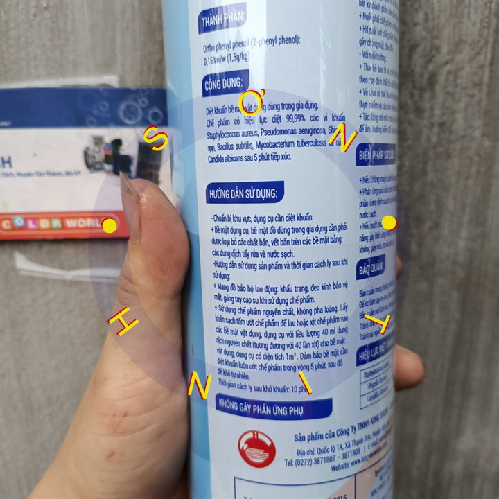 Xịt diệt khuẩn 99,99% Farss 600ml