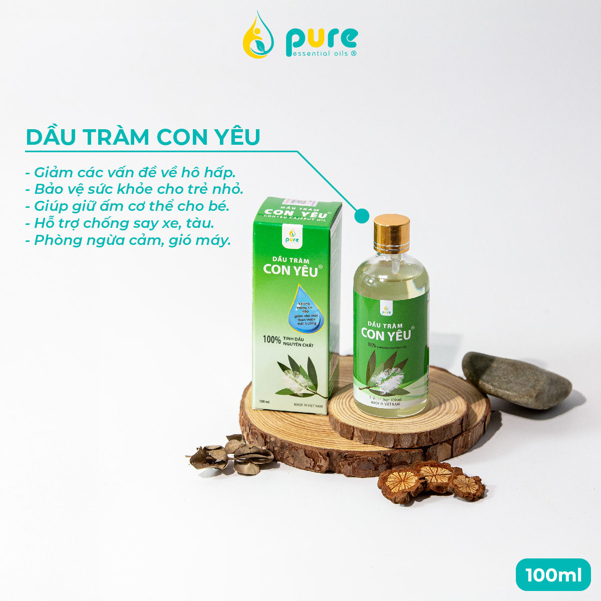 Con Yeu Cajeput Oil - 3.4oz