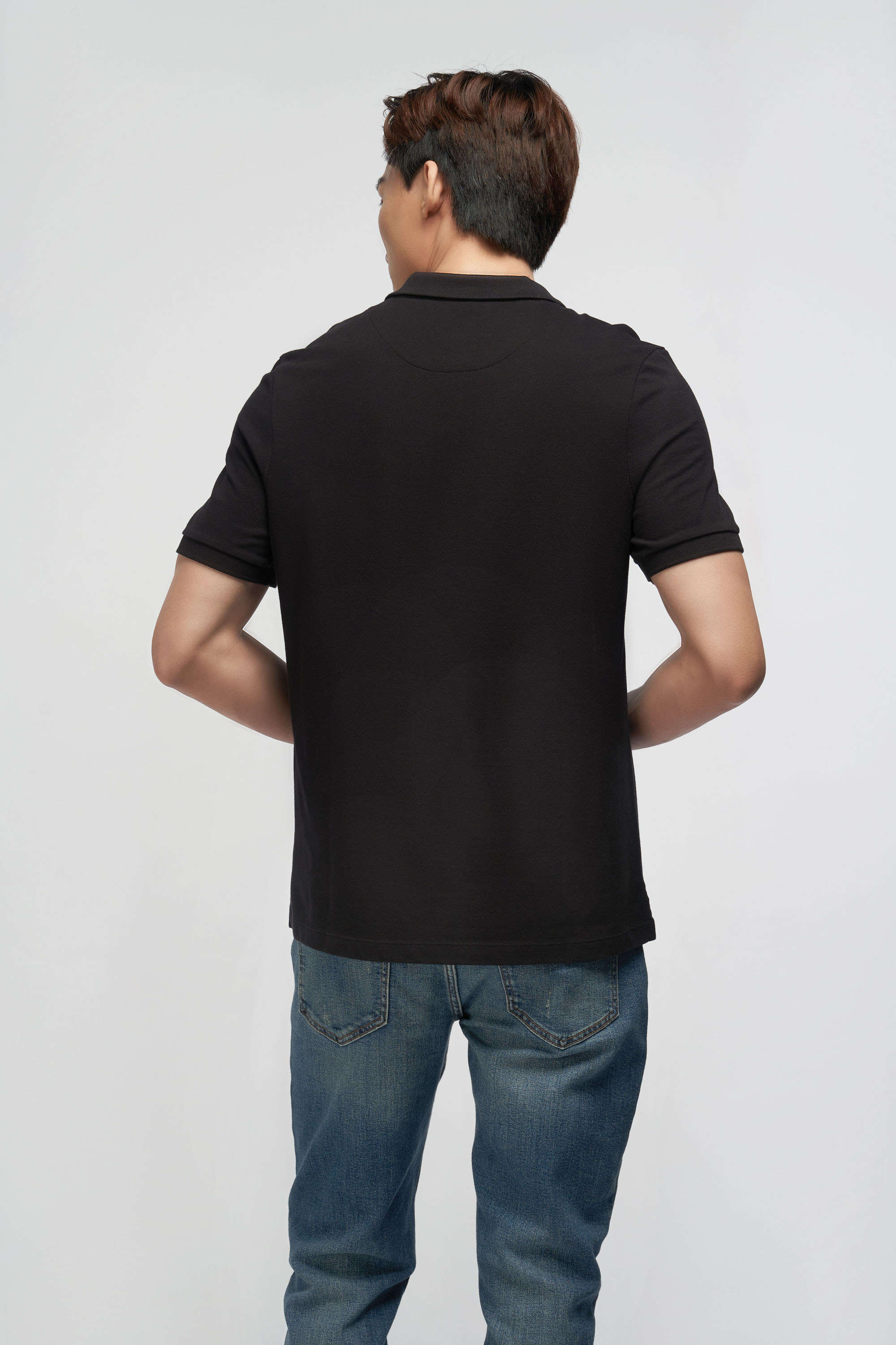 Áo Polo Nam Modal Trơn Form Fitted - Routine 10F21POL002