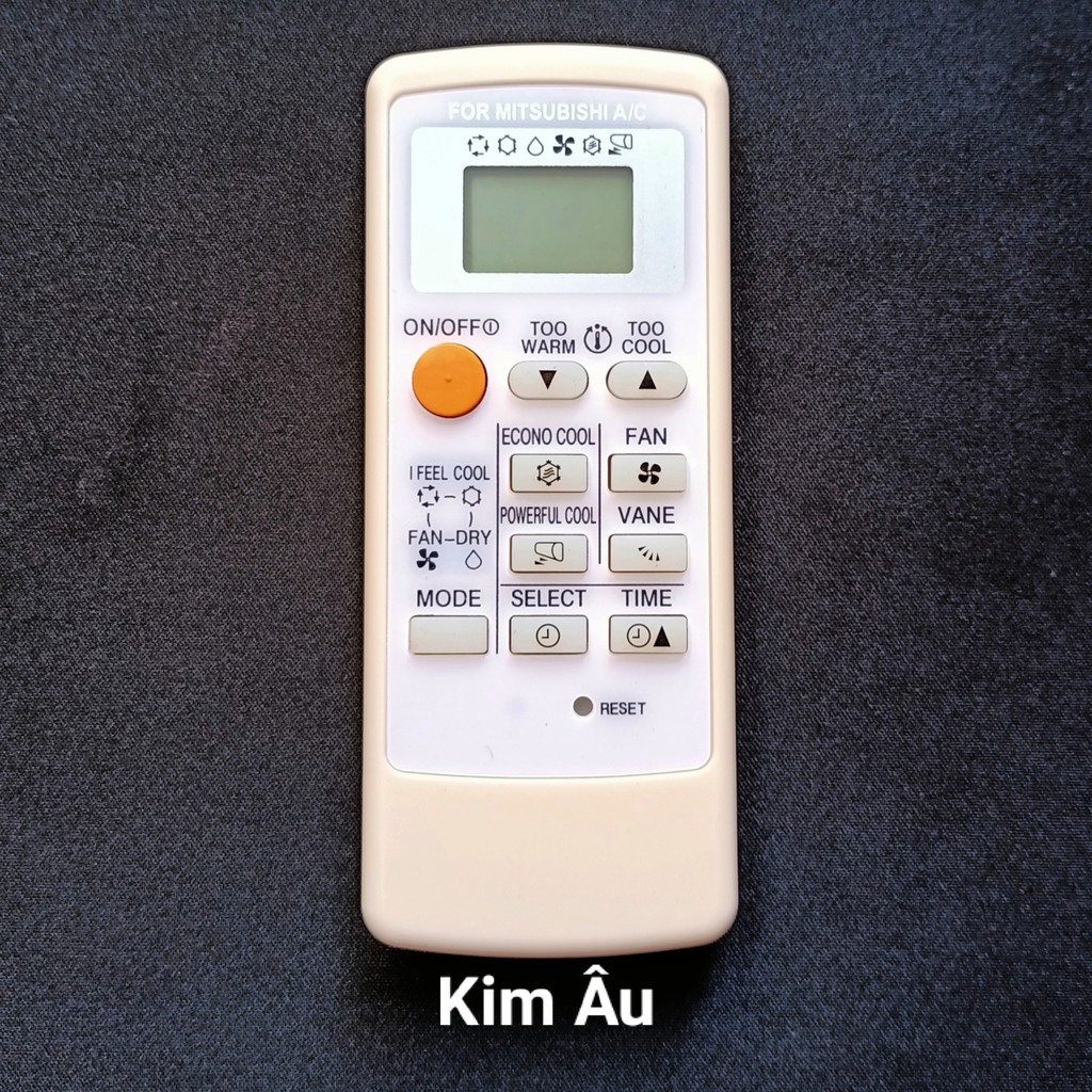 Remote máy lạnh mitsubishi electric inverter mp08b - điều khiển điều hòa mitsubishi electric inverter mp08b