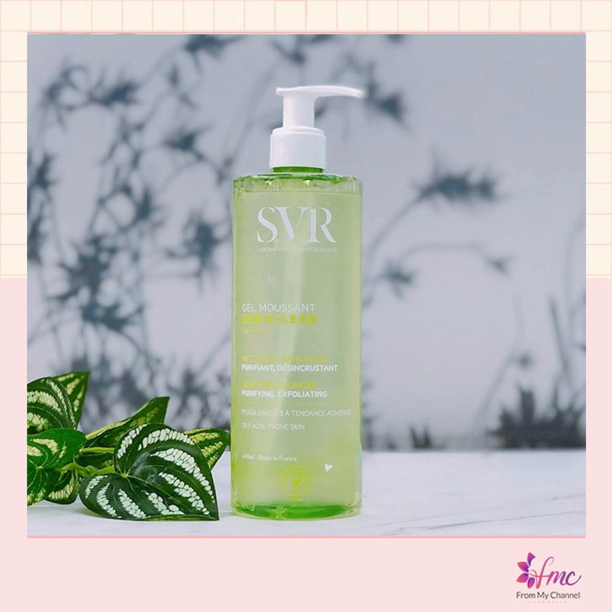 [MUA 1 TẶNG 1] Gel rửa mặt cho da dầu mụn SVR Sebiaclear Gel Moussant 55ml/200ml/400ml + Tặng 1 túi chườm giảm đau bụng