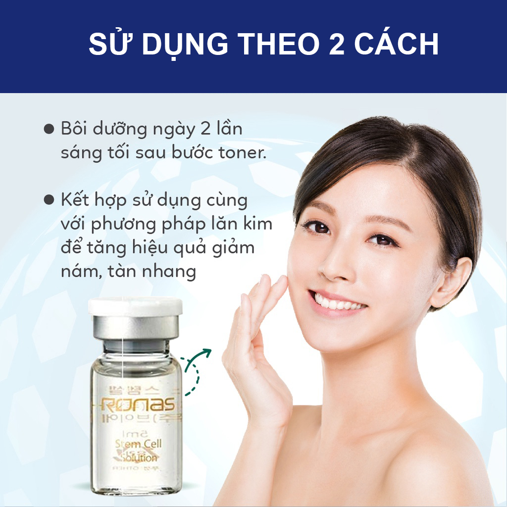Tế bào gốc Ronas Stem Cell Solution Hàn Quốc Chính Hãng