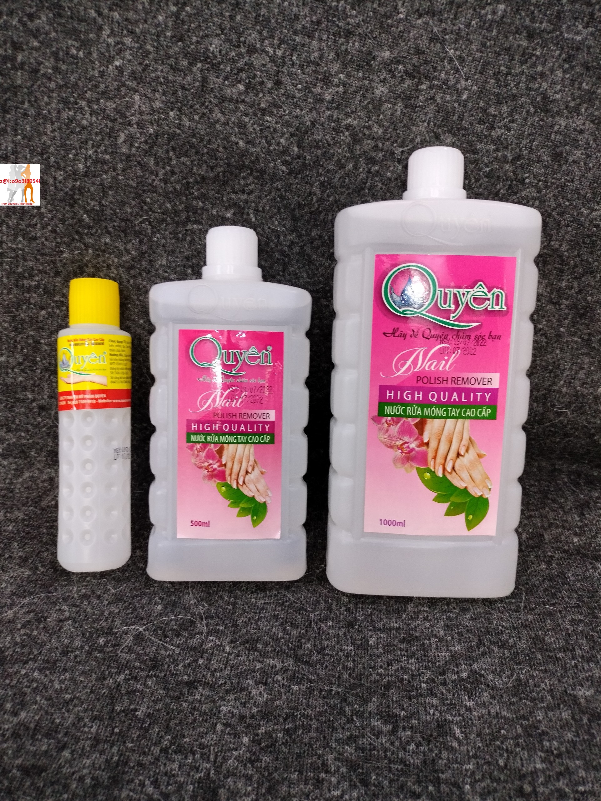 (loại B) Nước rửa móng tay cao cấp Quyên