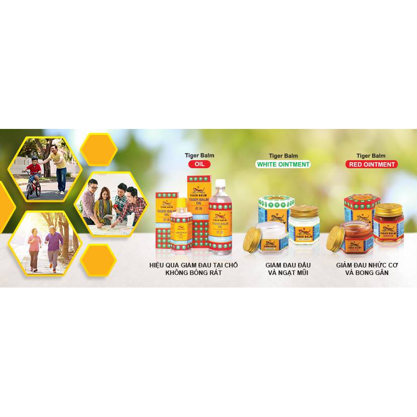 Cù là dầu cao con hổ Tiger Balm các loại