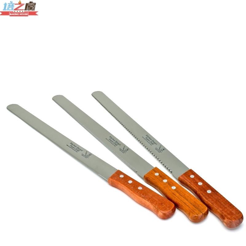 Dao cắt bánh cán gỗ 25cm - 30cm