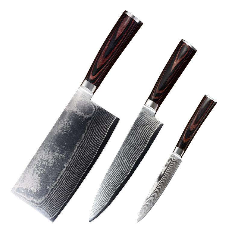 BỘ 3 DAO - DAO NHẬT - DAO BẾP HÀNG XỊN MÃ FDT2.