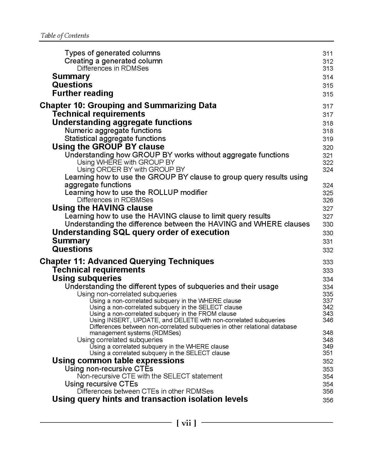 Sách Learn SQL Database Programming