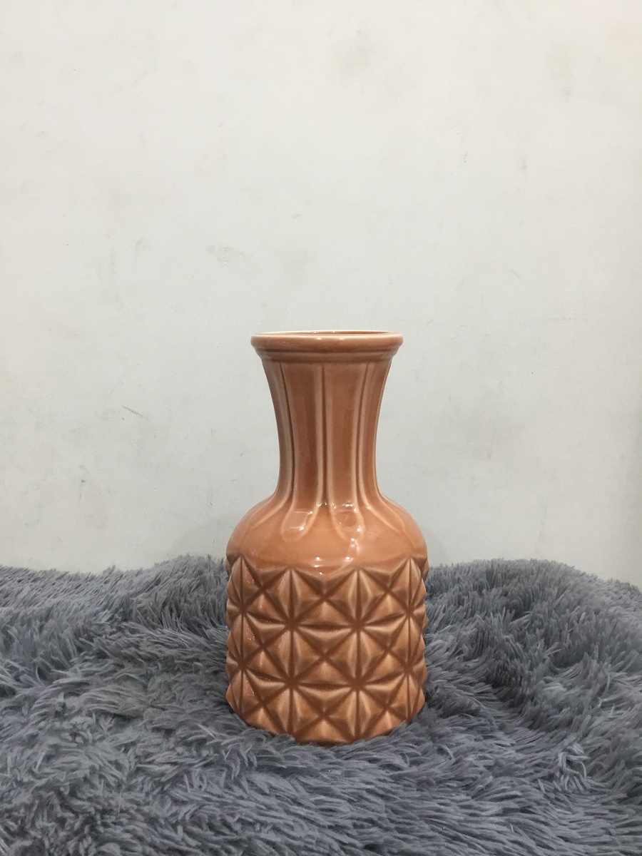 LỌ 3 BÔNG SỐ 1 - 25 CM - GỐM SỨ BÁT TRÀNG