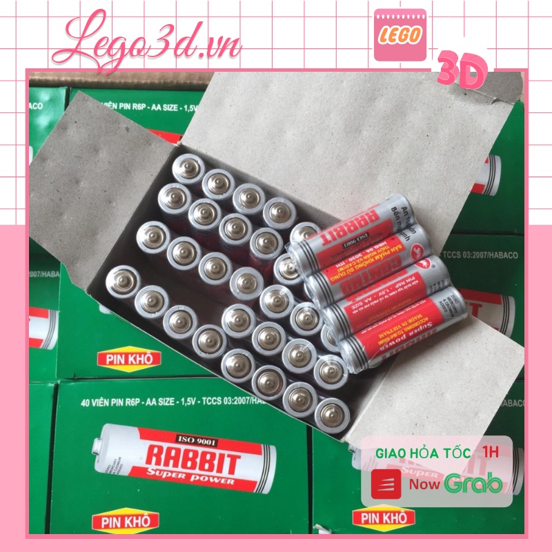 Pin tiểu con thỏ AA -1,5V AA dùng cho đồ chơi trẻ em