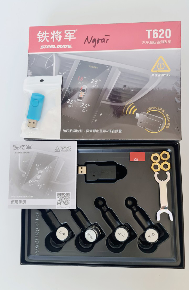 Cảm biến áp suất lốp STEELMATE T620 android (tương đương steelmate MT30)