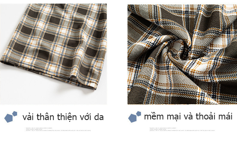 (≤70kg) Quần ống rộng kẻ sọc cho nữ, cạp cao, quần ống rộng ống suông, quần ống suông đa năng