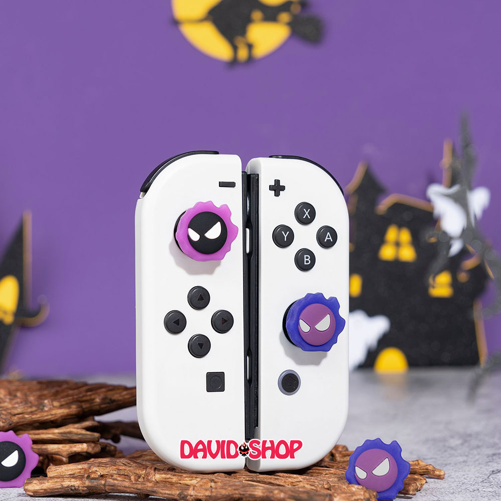 Núm bọc analog Gengar (Pokémon) Dạ Quang cho Joy-Con - Nintendo Switch OLED, V1, V2, Lite