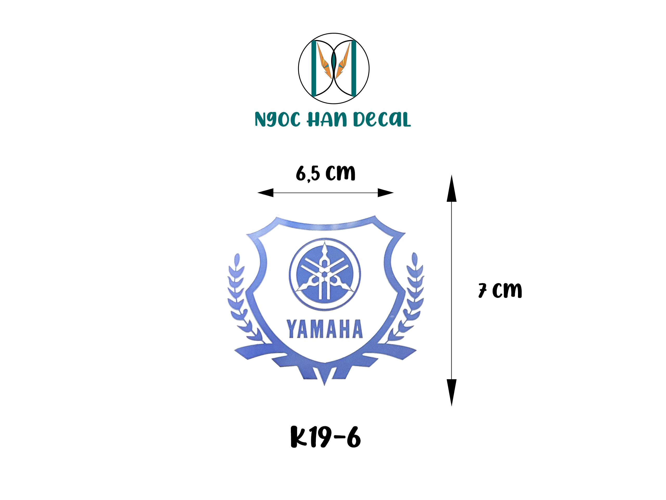 Tem Nổi Logo Yamaha Siêu Đẹp