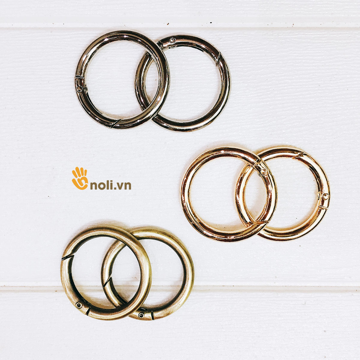Khoen tròn mở 40mm (1 cái)