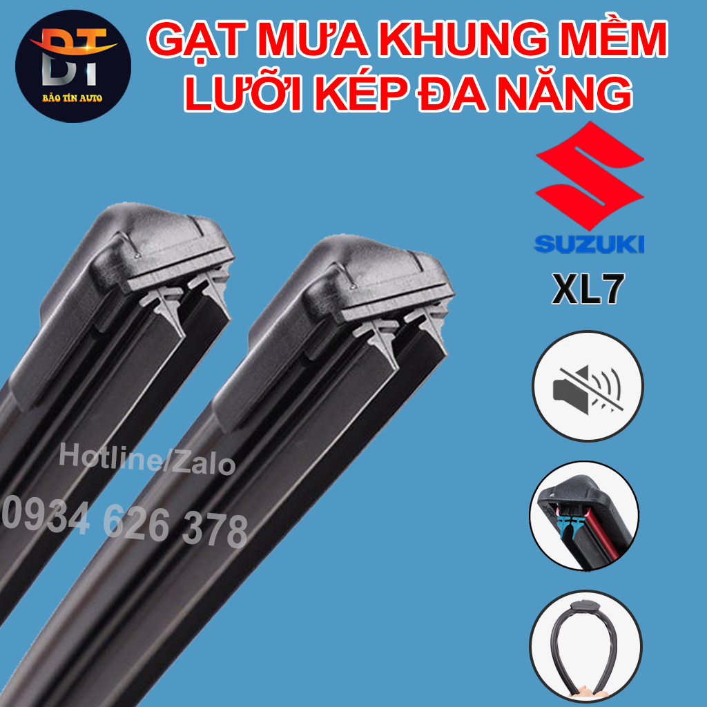 Suzuki XL7 premium double blade rain wiper strip 2 Blade universal soft frame windshield wiper auto wiper blade Suzuki XL7 car rain wiper, car windshield wiper blade, car windshield wiper blade