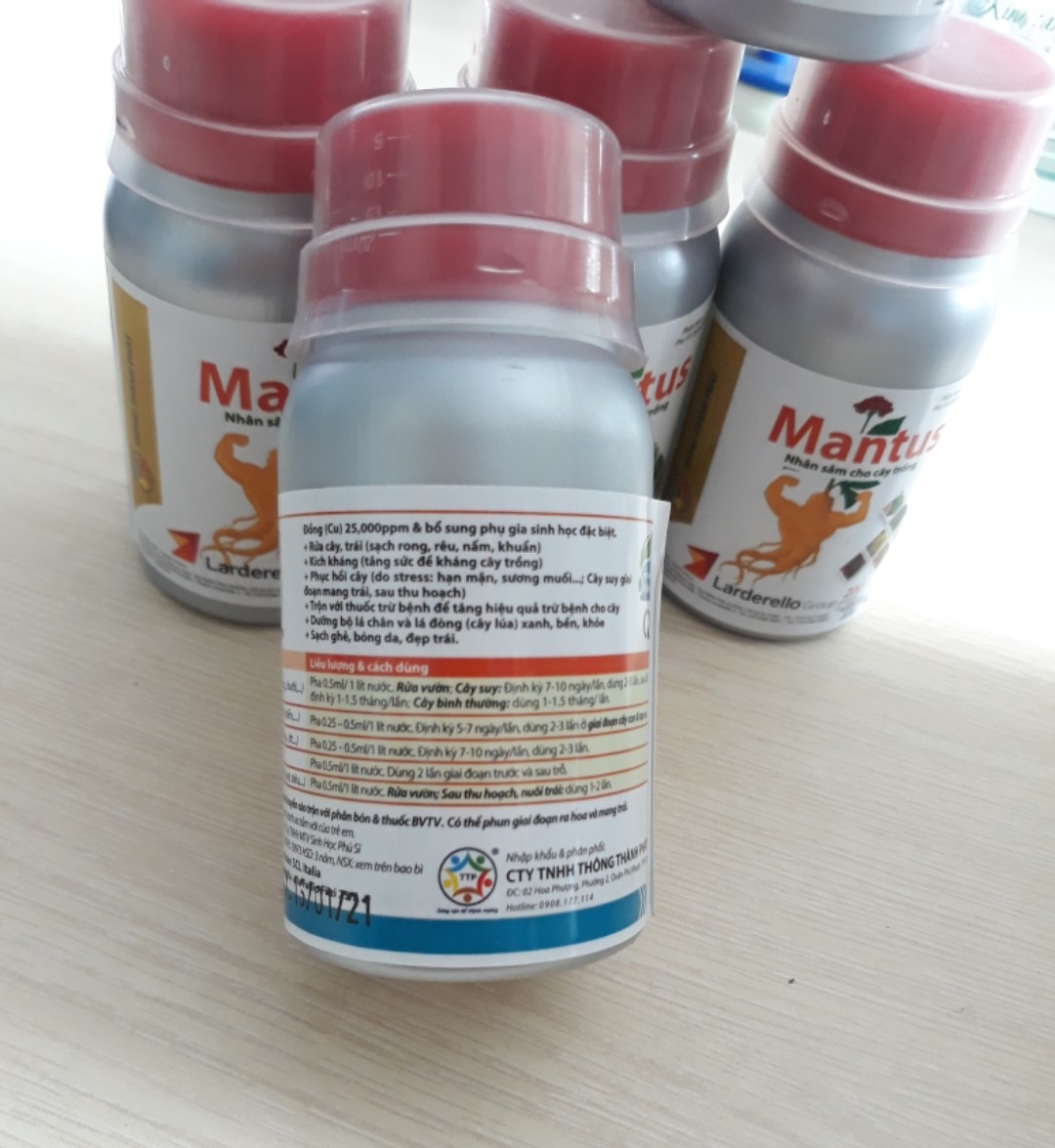 MANTUS nhân sâm cho cây trồng chai 100ml