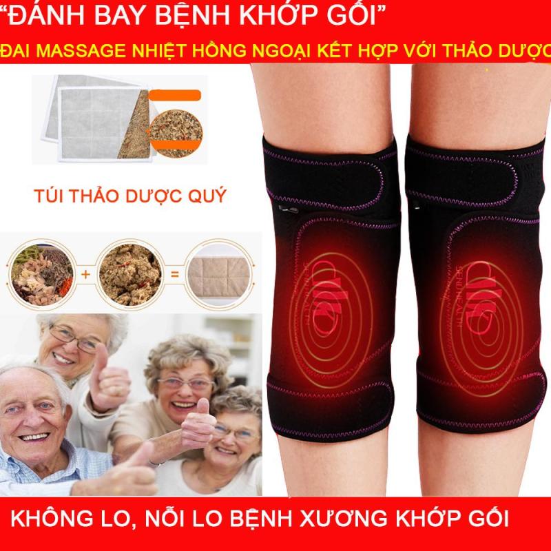 HOT HOT..Máy Massage,Máy Massage chân xung Điện Nhiệt Hồng Ngoại Khớp Gối Kết Hợp Miếng Thảo Dược Điều Trị Các bệnh xương khớp ,gai khớp gối