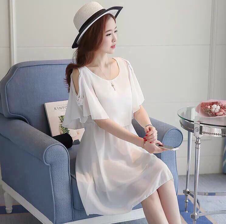 Đầm voan lụa quảng châu  cao cấp tt-20