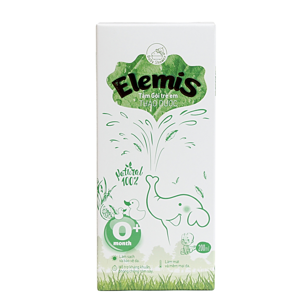 Tắm gội toàn thân thảo dược Elemis cho bé từ 0 tháng 200ml