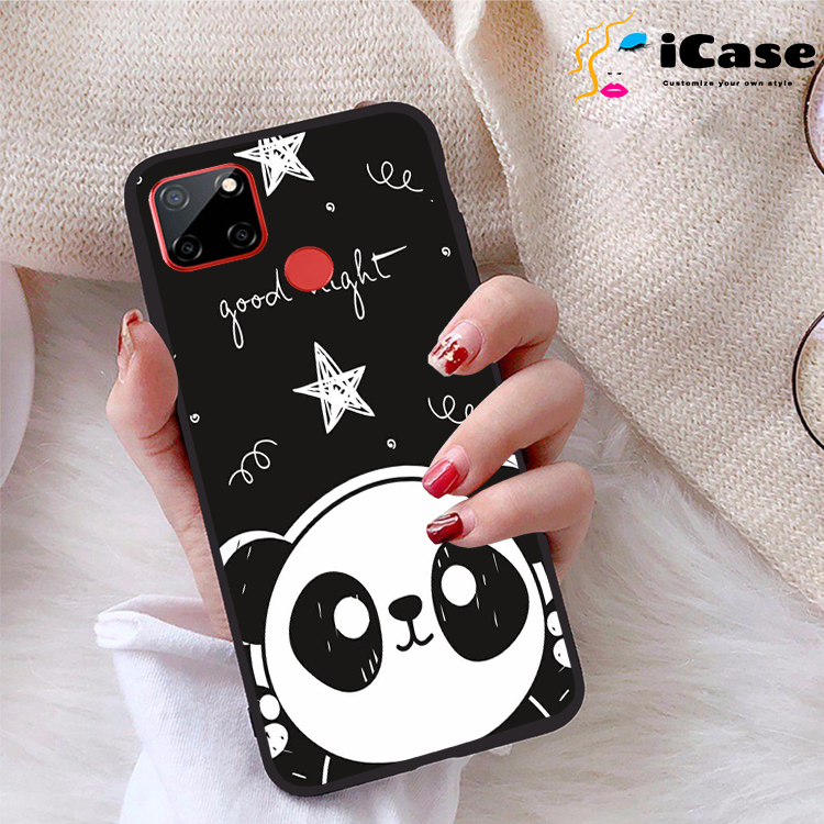 Ốp lưng Realme C12 viền dẻo TPU BST Panda