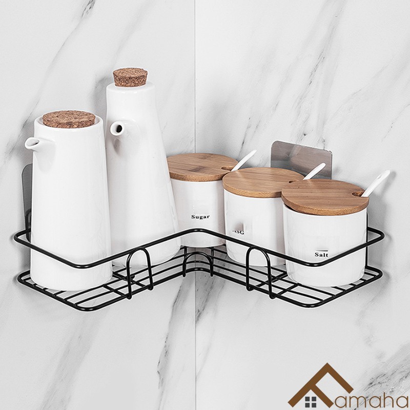 Kệ đựng mỹ phẩm, Kệ đựng đồ đa năng dán tường siêu dính trong nhà tắm ,nhà bếp siêu tiện dụng( Ảnh thật+video)