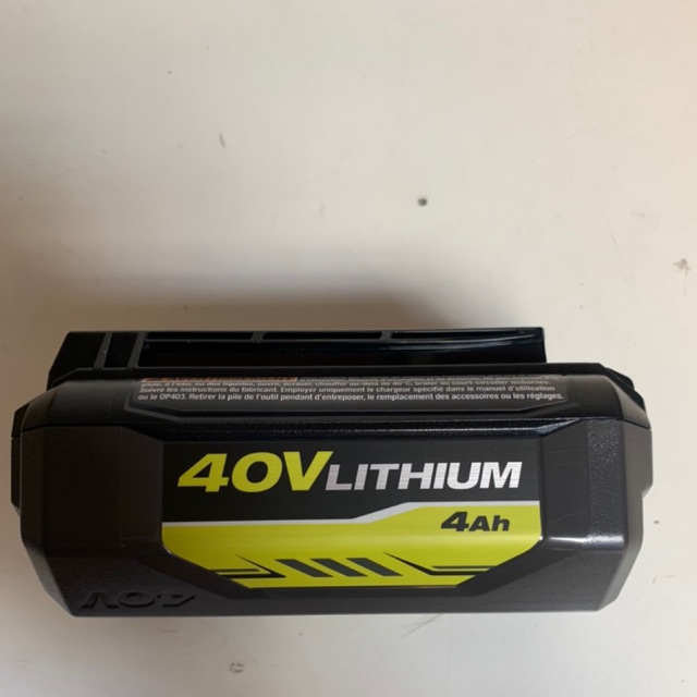 Bin ryobj 40v. 4ah