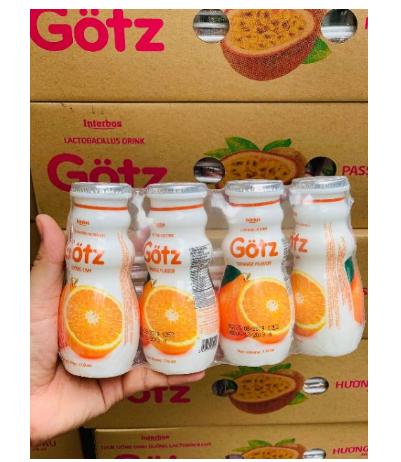 Combo 24 chai sữa chua uống Gotz đủ vị
