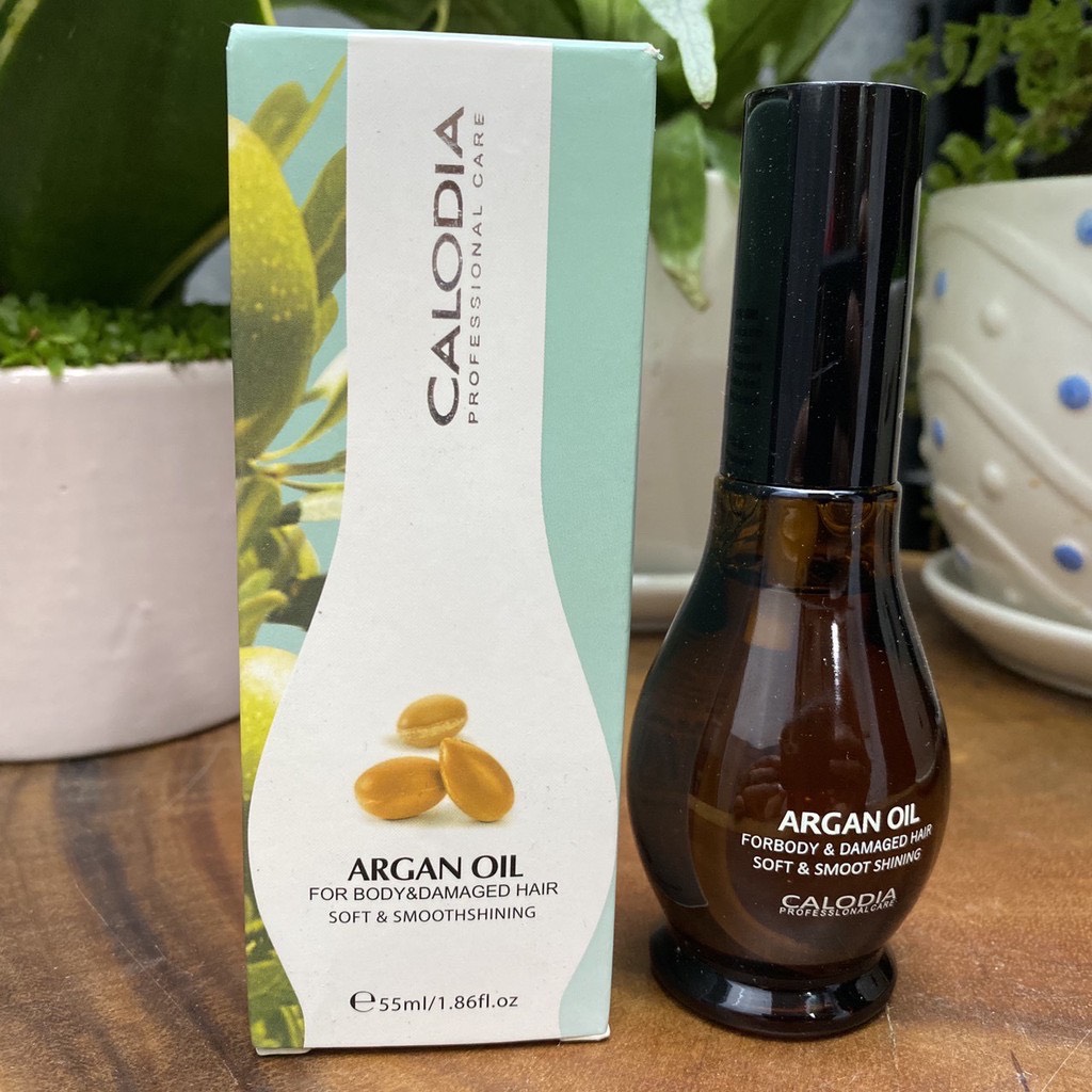 [HCM]Tinh dầu Calodia Argan Oil bóng tóc 55ml