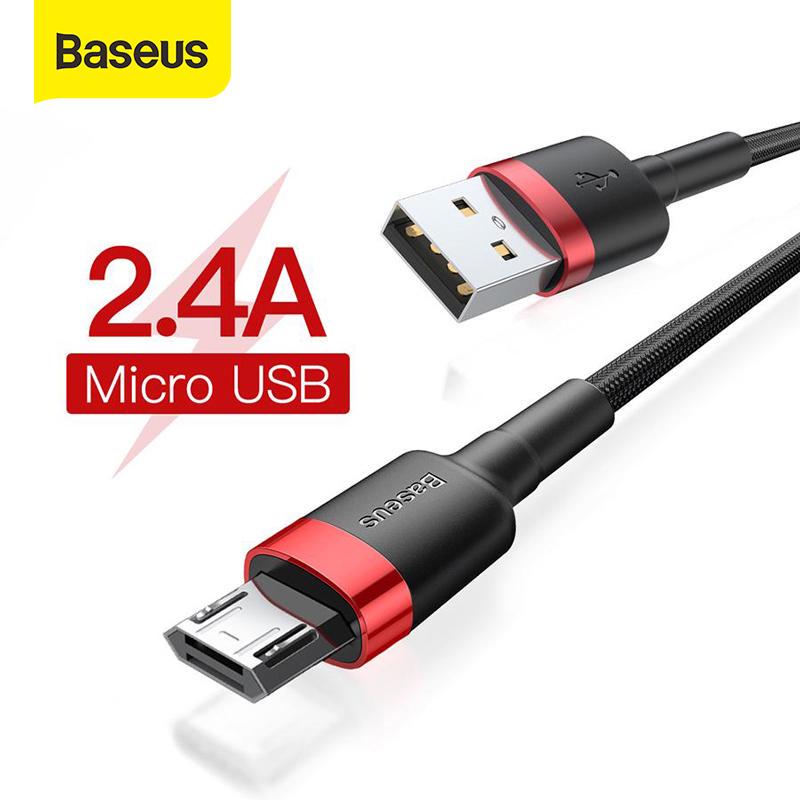 Cáp sạc baseus cafule  micro usb cho sam sung oppo - dây sạc bọc dù chống gập đứt siêu bền