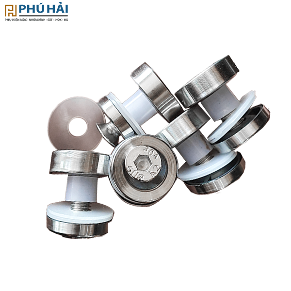 Ốc bắt kính cầu thang sus 304