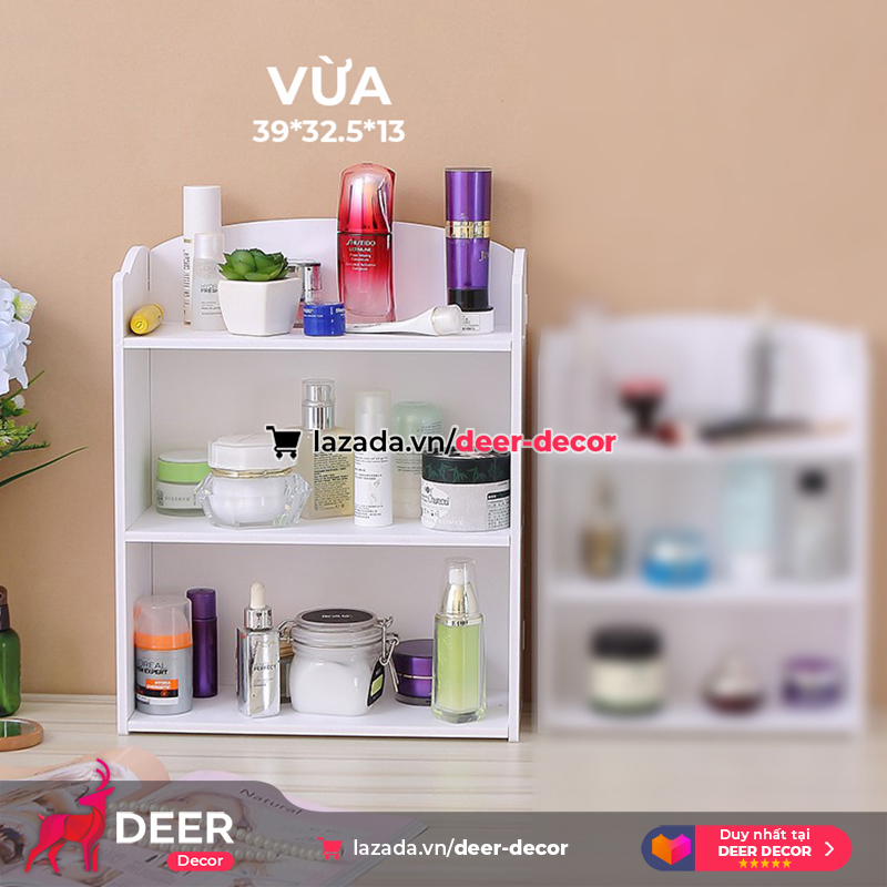 Kệ Để Mỹ Phẩm 3 Ngăn Nhiều Size Chọn Lựa - DEER DECOR