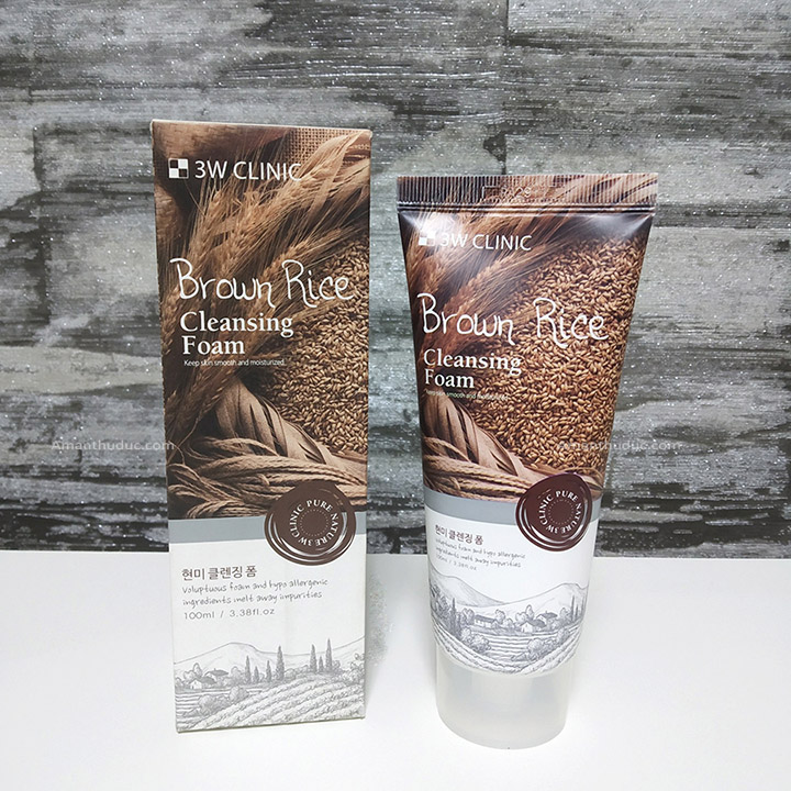 Sữa Rửa Mặt Từ Gạo 100g Brown Rice Foam Cleansing