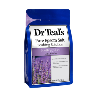 Epsom salt Muối tắm thư giản hương hoa Lavender 1.36kg - Dr Teal s thumbnail