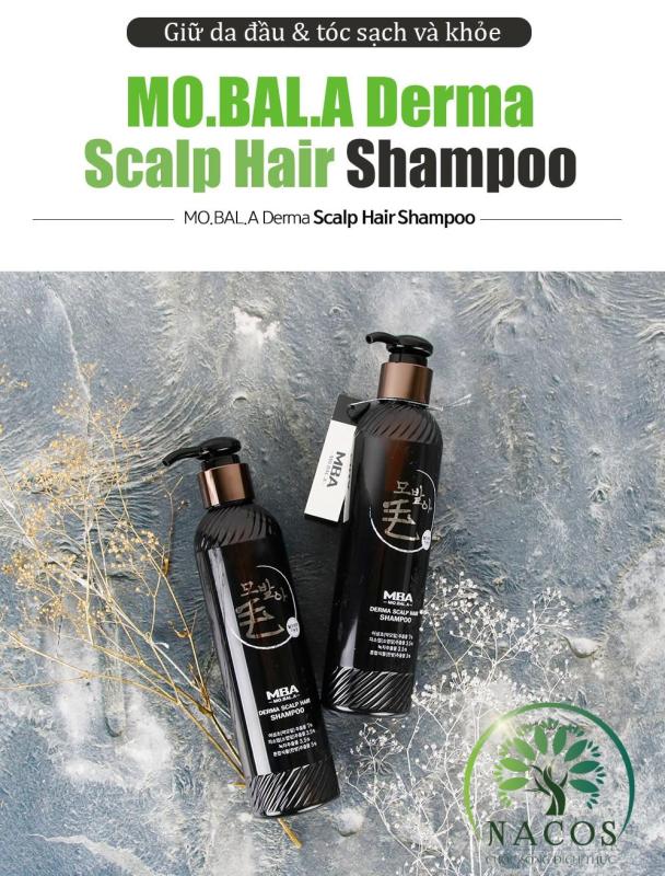 Dầu Gội Đầu Kích Thích Mọc Tóc – Ngừa Hói Đầu MBA Derma Scalp Hair Shampoo nhập khẩu