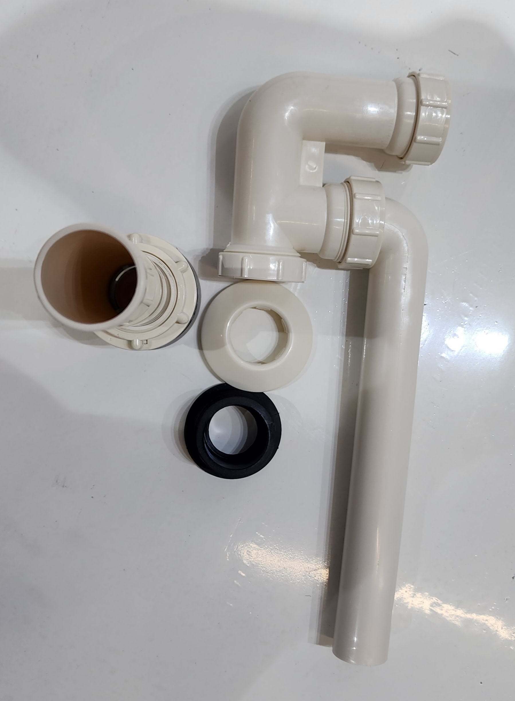 Bộ xi phông chậu rửa tay xả nhấn nhựa chính hãng Caesar BF605