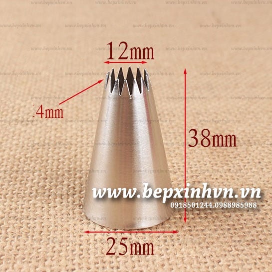 Đui bắt bông kem số 4B