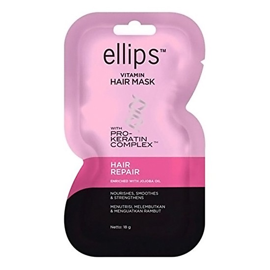 Ellips ủ tóc Keratin 18G Phục hồi (Ellips hair mask Keratin 18G Hair repair )