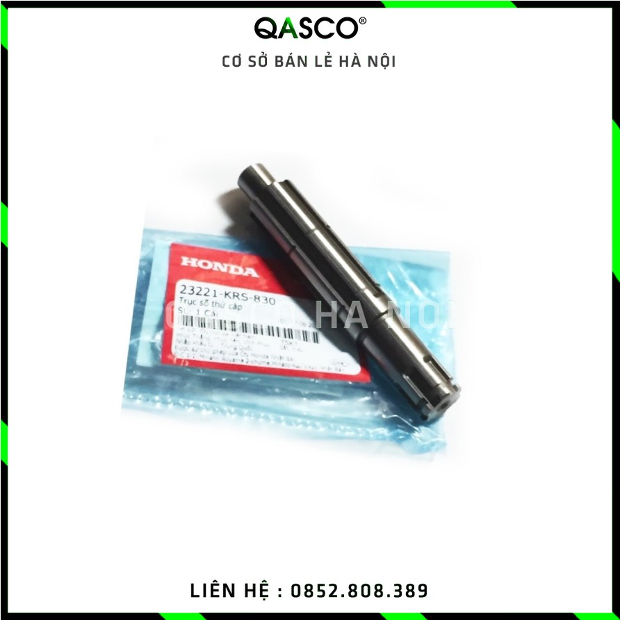 Trục số thứ cấp HONDA DREAM 100 / WAVE ALPHA 100 (23221KRS830) QASCO