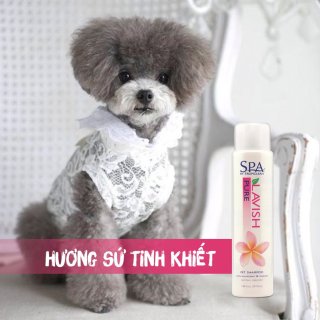 Tropiclean Spa pure lavish pet shampoo 473ml Sữa tắm cho chó mèo da nhạy thumbnail