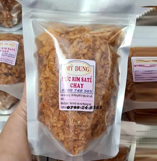 KHÔ MỰC RIM SATE CHAY 200GR NHÀ LÀM